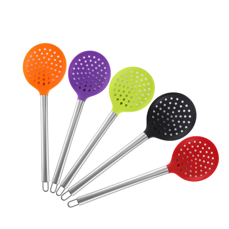 Soup residue spoon, filter spoon, silicone filter spoon, scoop fence